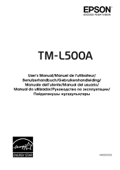 Epson TM-L500A Users Manual