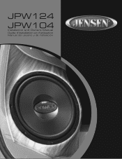 Jensen JPW124 Owners Manual