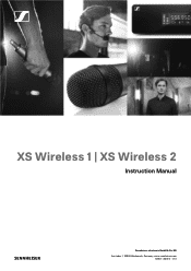 Sennheiser XSW 1-825 DUAL Instruction manual - XS Wireless 1 & XS Wireless 2 PDF