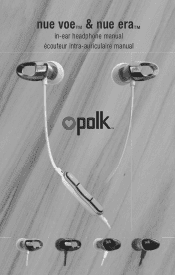 Polk Audio Nue Era Nue Voe Owner's Manual
