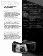 Epson PhotoPC 750Z Product Brochure
