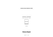 Fisher and Paykel DD24DTI7 BOOK INSTL DD24D Ph7 US CA EN (English)