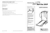 HealthRider Hetl4053 Instruction Manual