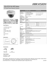 Hikvision DS-2CD2132F-IWS Data Sheet