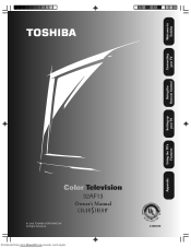 Toshiba 32AF13 Owners Manual