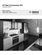 Bosch NGM8655UC Installation Instructions