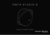 Harman Kardon ONYX-STUDIO-8- Quick Start Guide Multilingual
