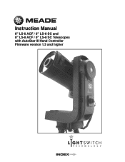 Meade LS 8 inch User Manual