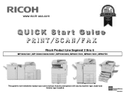 Ricoh Pro 907EX Quick Start Guide