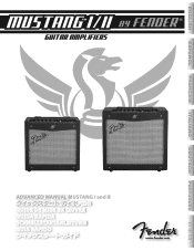 Fender Mustang 1-2 Advanced Owner Manual