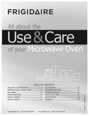 Frigidaire FGMV205KW Complete Owner's Guide (English)