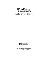 HP D7171A HP Netserver LH 6000 Installation Guide