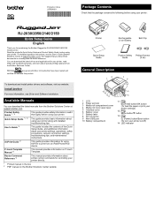 Brother International RJ-2150 Quick Setup Guide