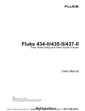 Fluke 435-II Manual