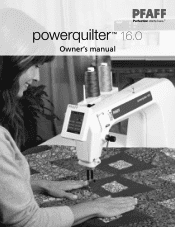 Pfaff powerquilter 16.0 Manual