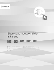 Bosch HII8047U Installation Instructions