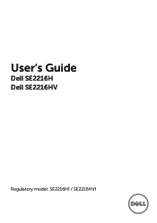 Dell SE2216H Dell  Users Guide
