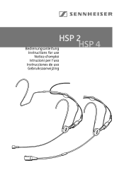 Sennheiser HSP 4 Instructions for use