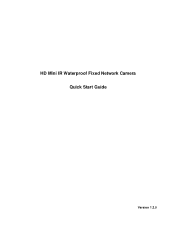 IC Realtime ICIP-B2001-IR Product Manual