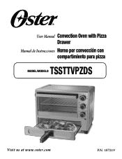 Oster Stainless Steel Convection Oven User Manual