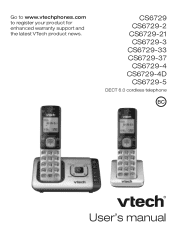 Vtech CS6729 User Manual