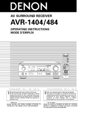 Denon DHT-484XP Owners Manual