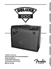 Fender Deluxe 900 Owners Manual