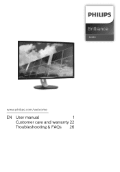 Philips 328B6QJEB User manual