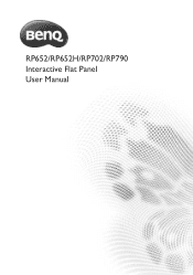 BenQ RP652H User Manual