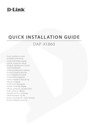 D-Link DAP-X1860 Quick Install Guide