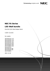 NEC LED-FA019i2 User Manual