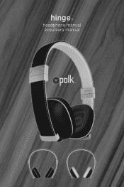 Polk Audio Hinge Hinge Owner's Manual
