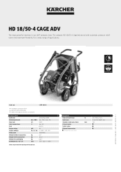 Karcher HD 18/50-4 Cage Adv Product information