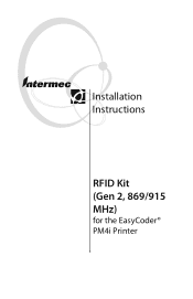 Intermec PM4i RFID Kit (Gen 2, 869&915 MHz) Installation Instructions
