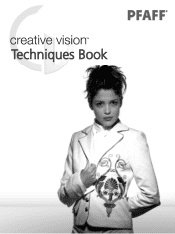 Pfaff creative vision 5.0 Technique Book