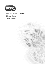 BenQ BenQ PL460 Super Narrow Bezel Signage User Manual