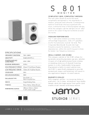 Jamo S 801 Cut Sheet