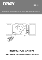 Naxa NS-435 NS-435 English Manual