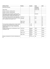 Zanussi ZIFN644K Product information sheet