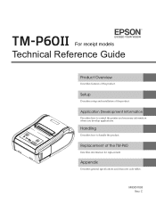 Epson P60II Technical Reference Guide
