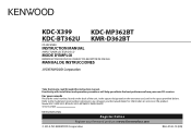 Kenwood KDC-X399 Operation Manual