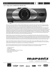 Marantz VP-15S1 VP-15S1 Spec Sheet