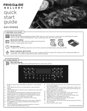 Frigidaire GCRG3060BD Quick Start Guide