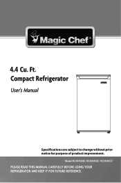 Magic Chef MCAR440ST User Manual