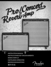 Fender Concert Reverb Owners Manual