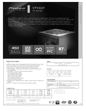 Antec VP450F Product Flyer