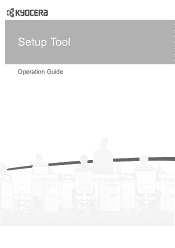 Kyocera TASKalfa 6551ci Setup Tool Operation Guide Rev-1
