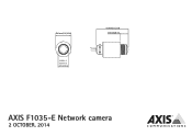 Axis Communications F1035-E F1035-E Network Camera