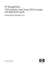 HP StorageWorks MSA1510i/MSA30 HP StorageWorks 1510i Modular Smart Array iSCSI concepts and deployment guide (431338-002, July 2008)