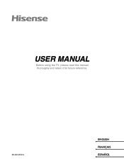 Hisense 40A4H User Manual